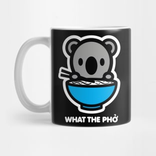 Koala Bear What The Pho Ramen Noodles Food Animal Lover Cute Bambu Brand Mug